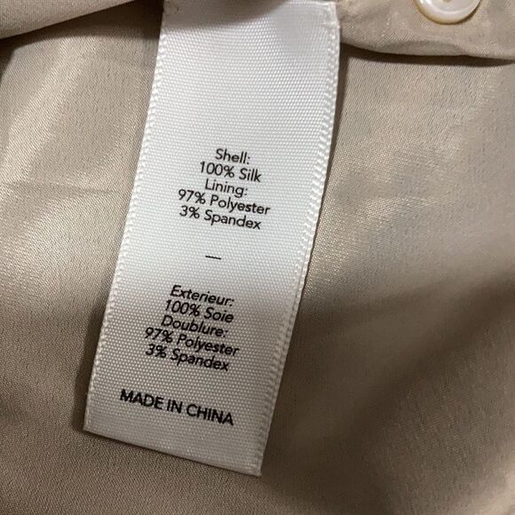 Elizabeth and James animal print silk dress size 4 - Picture 8 of 10